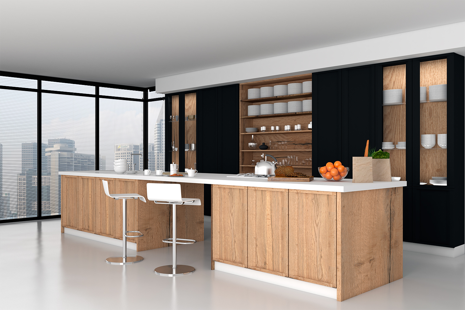 cocina moderna con isla