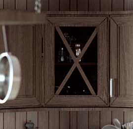 VITRINA DISEÑO EN X O ASPA